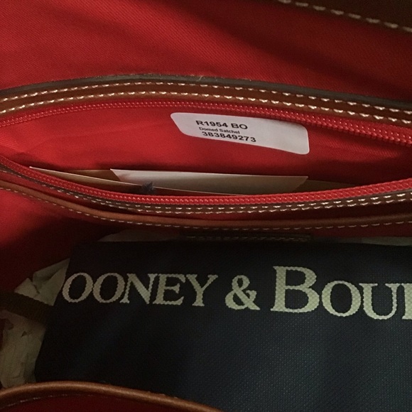 Dooney & Bourke pebble leather domed satchel in bone - Picture 12 of 12